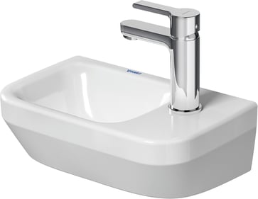 Duravit No.1 håndvask 1 hanehul i højre side u/overløb 360 x 220 mm