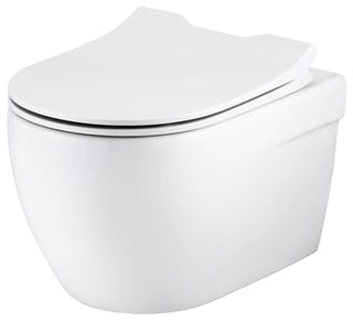 Pressalit Projecta D Solid Pro m/væghængt toilet og toiletsæde hvid