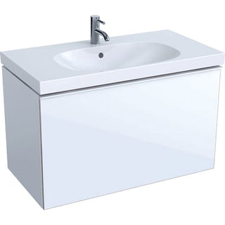 Geberit Acanto vaskeskab 890x535x475mm 1skuffe hvid spånplade lak