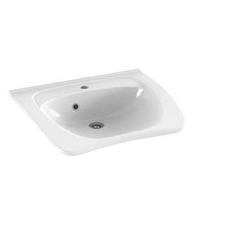 Pressalit Care New CURVE håndvask 600 x 487 x 150 mm, hvid porcelæn
