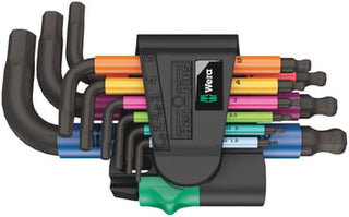 950/9 Hex-Plus Multicolour 2 Vinkelnøglesæt, metrisk, BlackLaser, 9 deleKvalitets vinkelnøglesæt ti
