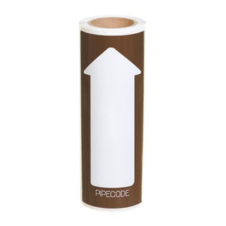Pipecode rørmærke mørkbrun nr. 35 80 mm x 5 m