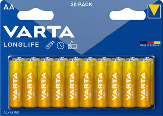 Varta Batteri Longlife AA 20 stk