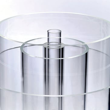 Plexiglas XT rør, klar 0A070 (2000x13/10mm)