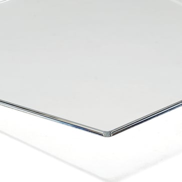 Plexiglas XT plade 0A000 klar med bl/bl overflade 2050x1250x3mm