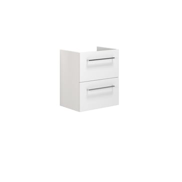 Dansani Mido vaskeskab 50 cm m/2 skuffe, hvid højglans