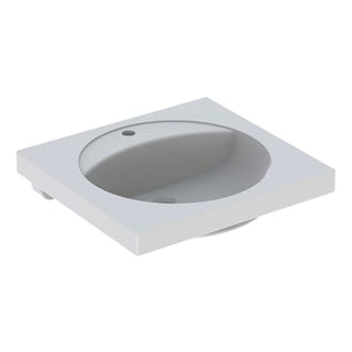 Geberit Preciosa håndvask 600x550x200mm t/bolte hvid porcelæn 635108050