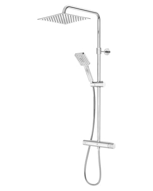 GBG Nordic Square brusersæt med term cc150mm krom