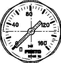 Festo Manometer MA-27-160-M5-PSI