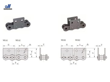 Nitteled med  med M2 medbringer 2-sidet (WSK2) ANSI40 forniklet