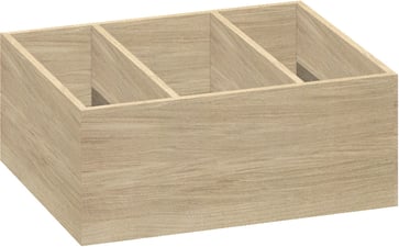 Dansani træbakke til høj skuffe 26 x 14 x 33 cm