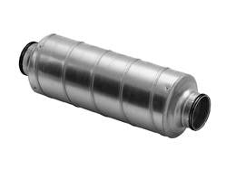 Lindab lyddæmper SLU Ø125 x 1200 mm 50 mm isolering