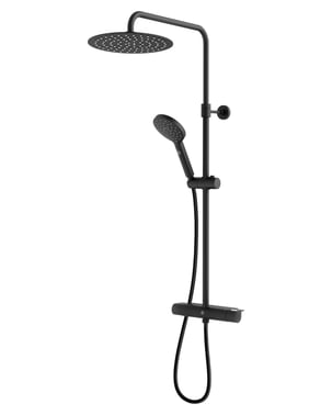 GBG Estetic Round brusersæt med term cc150mm mat sort