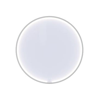 Dansani Moon rammespejl Ø90 cm med LED lys, hvid mat