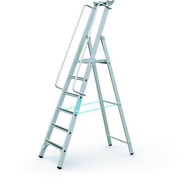 Trappestige aluminium 6 trin 1,55 m