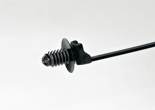 Fastgørelses kabelbinder til runde huller, udvendig fortanding, Ø1.0-35.0mm, sort, 1500Stk.