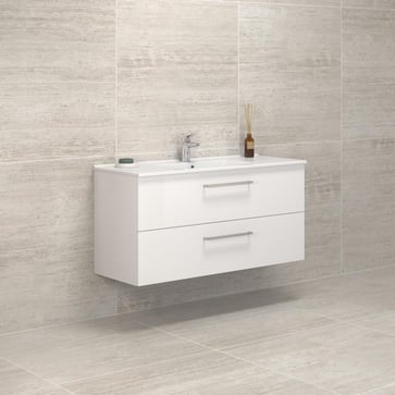 Dansani Mido møbelpakke 121 cm 2 sk, hvid hgl