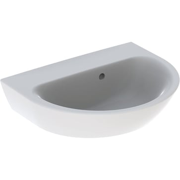 Geberit Renova håndvask, 500 x 400 x 173 mm, hvid porcelæn KeraTect