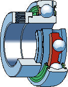 Leje SKF yet 208-108