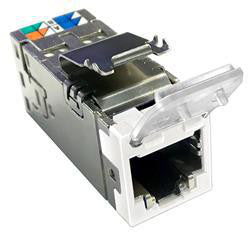 Modular Jack SLX KAT6A STP med støvlåg hvid