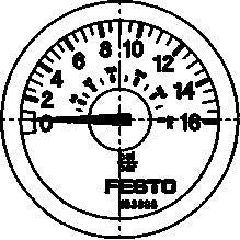 Festo Manometer MA-23-16-R1/8