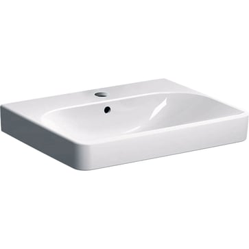 Geberit Smyle håndvask 600x165x480mm t/møbel/bolt hvid porcelæn 500.229.01.1