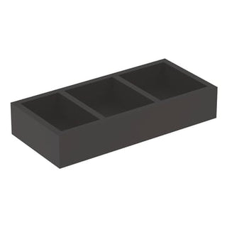 Geberit Smyle skuffeindsats 323x59x150mm lava spånplade melamin