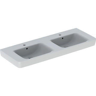 Geberit Renova Plan håndvask, 1300 x 480 x 185 mm, hvid porcelæn KeraTect