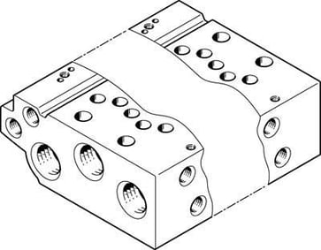 Festo Tilslutningsliste VABM-L1-10HW-G18-5