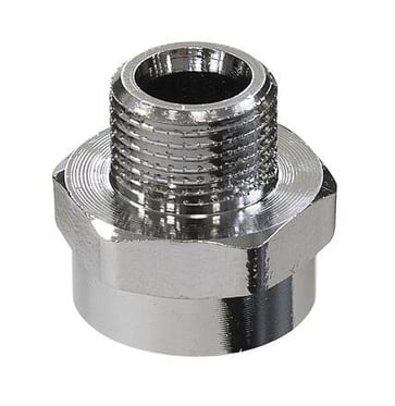 Unite overgangsstykke 12"" muffe x 38"" nippel krom