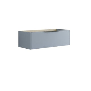 Dansani Mido vaskeskab 100x32 cm m/1 skuffe, glat blå mat