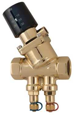 Frese PV Compact SP trykdifferensregulator DN32 M/M 20-80 kPa med trykudtag