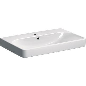 Geberit Smyle håndvask 750x165x480mm t/møbel/bolt hvid porcelæn KeraTect