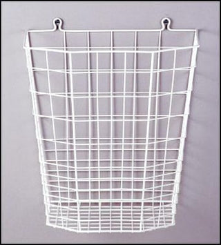 Trådkurv hvid, affald, 32 x 35,5 x 24 cm,  20ltr.
