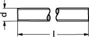 M 48X1000 DIN 976-1 RFA2 gevindstang