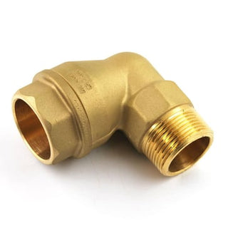 Isiflo vinkel nippel 90° 40 mm x 1""