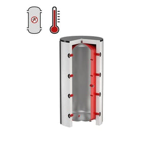 Flamco PS bufferbeholder 600L til centralvarme uden isolering