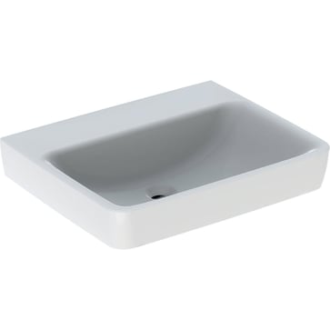 Geberit Renova Plan håndvask, 600 x 480 x 185 mm, hvid porcelæn