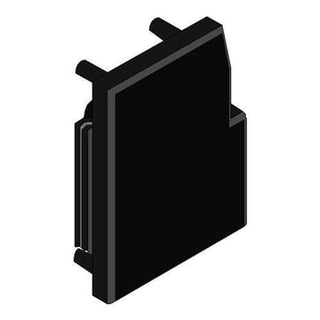 Endeprop for montageskinne sort ((sæt))