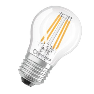 LEDVANCE LED Comfort krone filament 470lm 3,4W/940 ((40W)) E27 dæmpbar