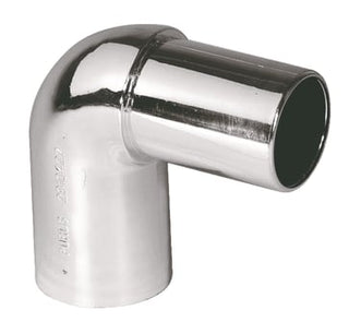 Purus vinkel 90° 32 mm forkromet PP/TPE med spidsende