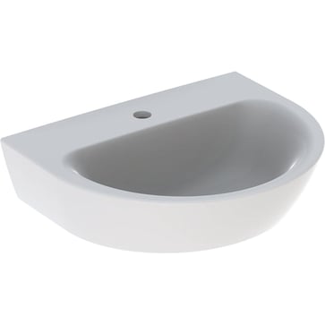 Geberit Renova håndvask, 550 x 450 x 188 mm, hvid porcelæn KeraTect