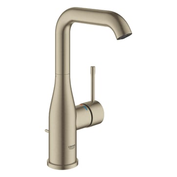 GROHE Essence etgrebs håndvaskarmatur 127 mm tud m/bv, børstet nikkel messing