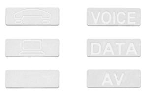 Farve Icon for Atlas-X1 modulat jack Hvid