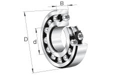 Leje FAG 1222-M-C3