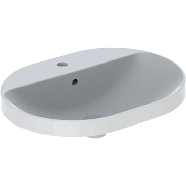 Geberit Variform håndvask 600x450x178mm nedf hvid porcelæn