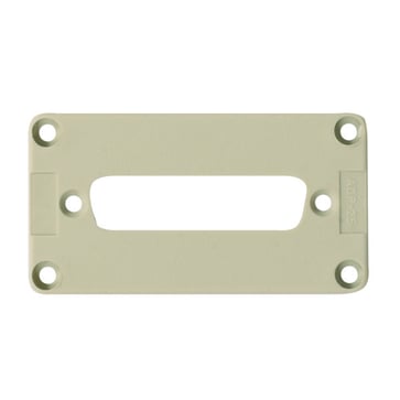 Adapterramme plast størrelse 4 for 1XSUB-D25