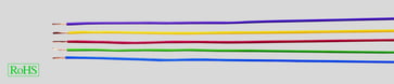 05V-K barrel 1x0.5 mm2 blå-hvid