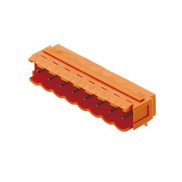 3 polet print stik (( Board)) 5.08 mm pitch 3.2mm loddeben 90° orange THT SL 5.08/03/90B 3.2SN OR BX