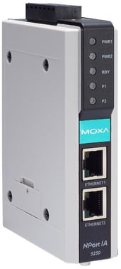 Moxa Device server seriel via Ethernet 2-port RS-232/422/485 NPORT IA-5250